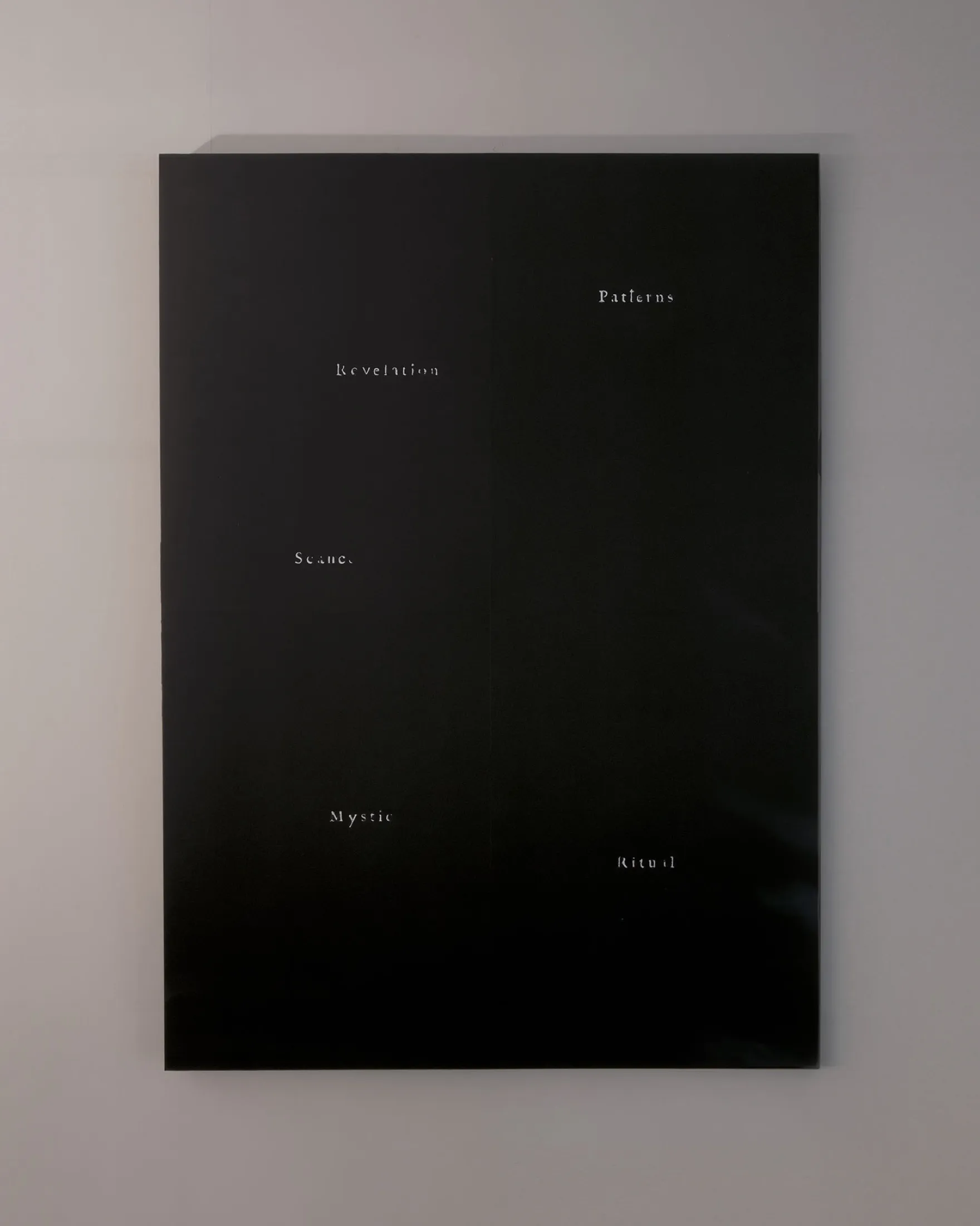 Séance situation map 1 — 2024, Alloy embedded in wood panel, 140 × 100 cm, by Taka Kono
