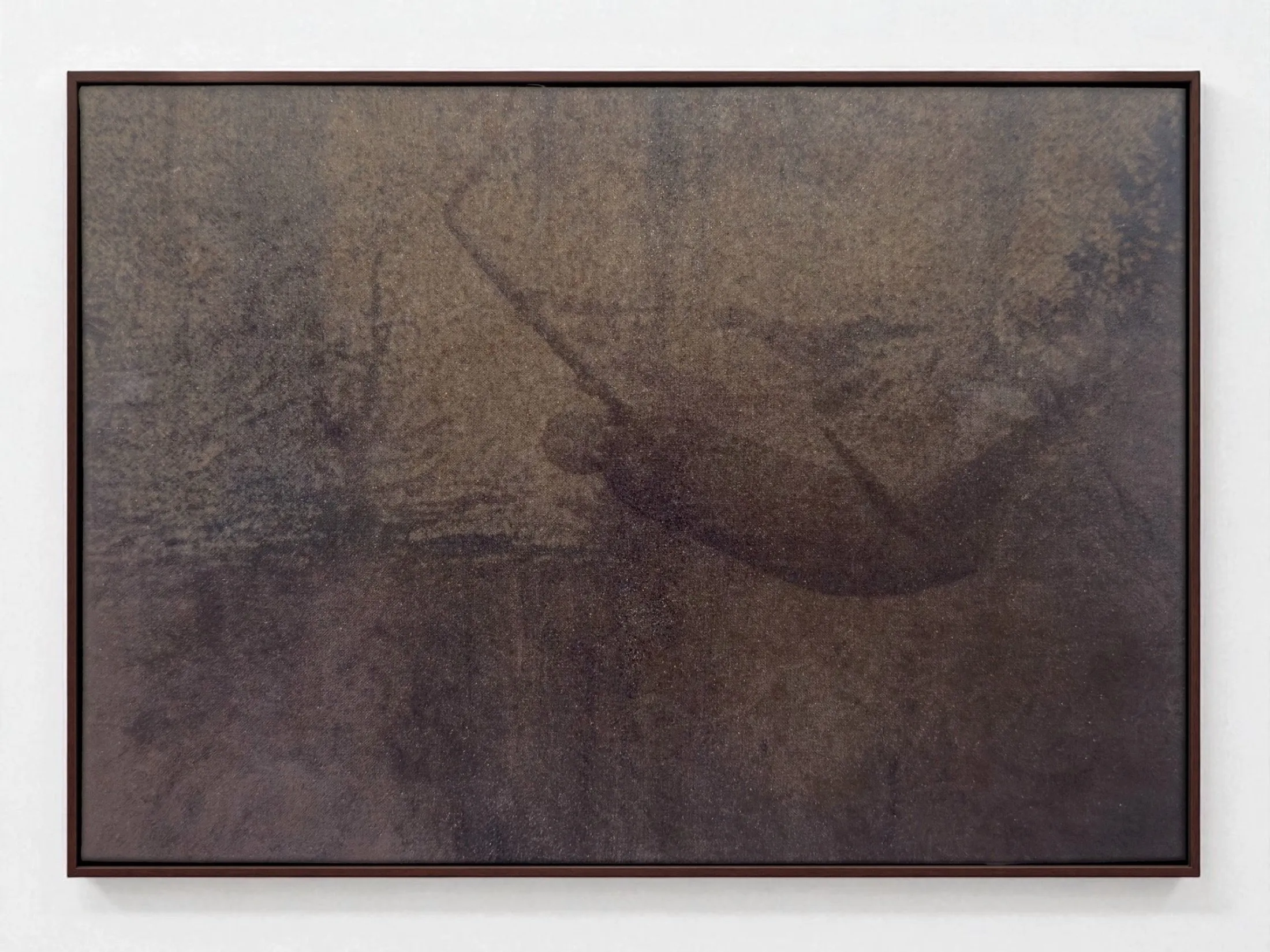 Tree Line — 2025, Pigment transfer on muslin dyed with natural pigments, 21 × 30 × 5 cm, by Taka Kono
