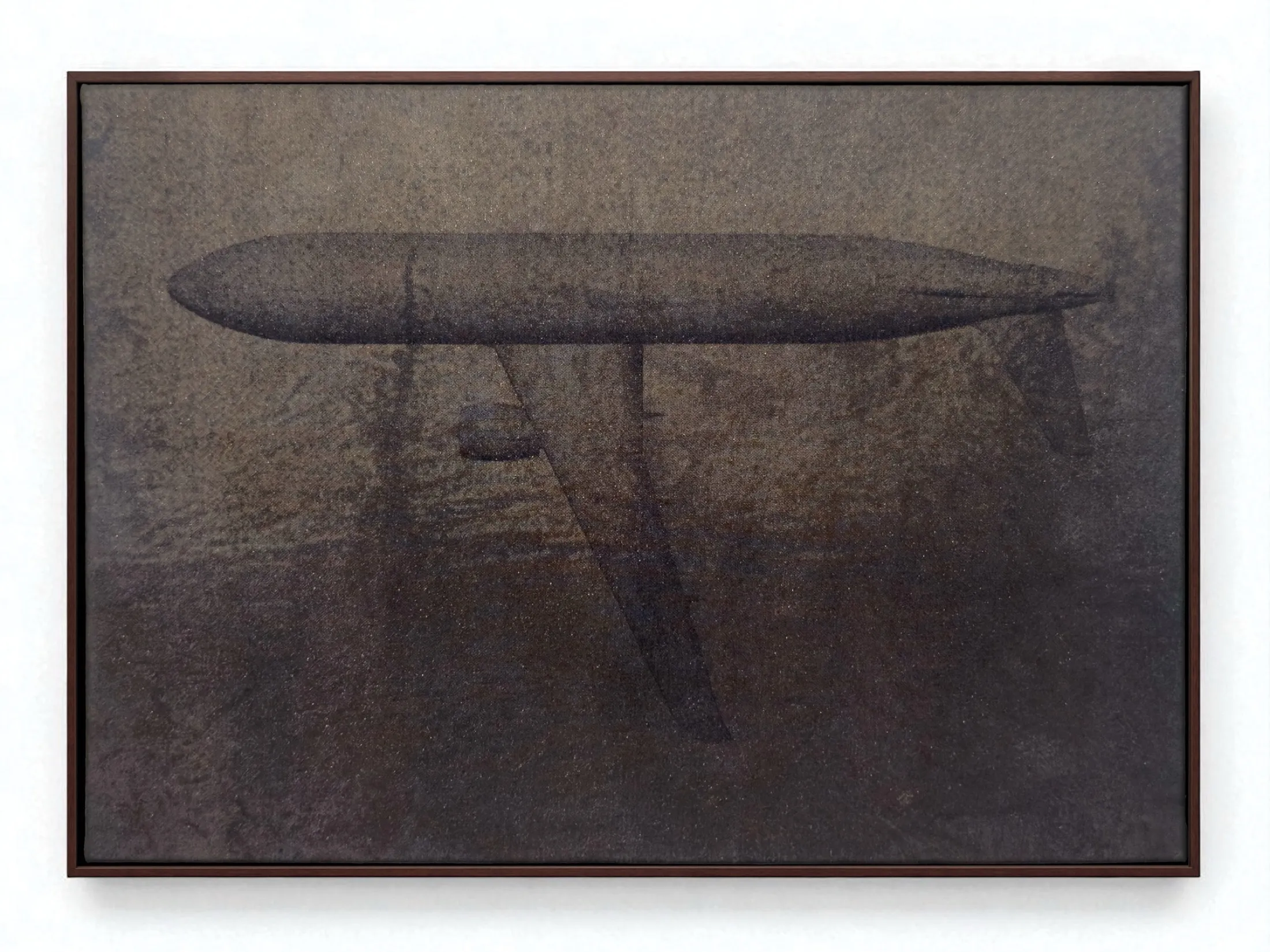 Tree Line — 2025, Pigment transfer on muslin dyed with natural pigments, 21 × 30 × 5 cm, by Taka Kono