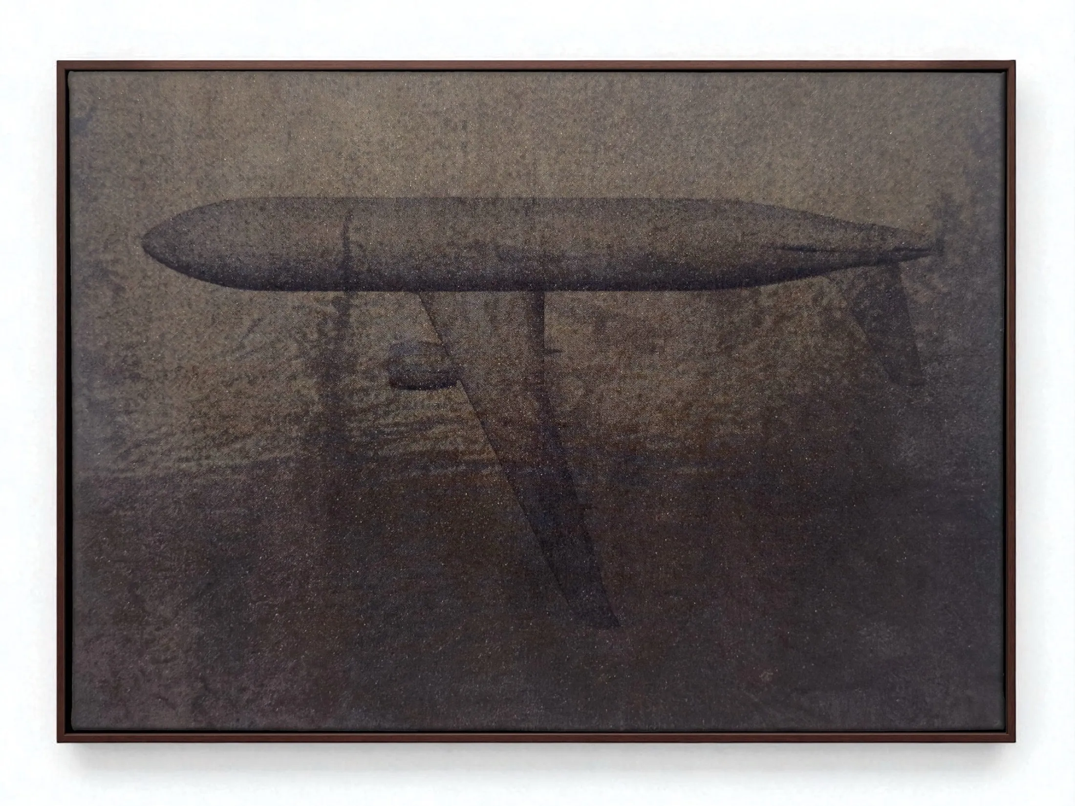 Tree Line — 2025, Pigment transfer on muslin dyed with natural pigments, 21 × 30 × 5 cm, by Taka Kono
