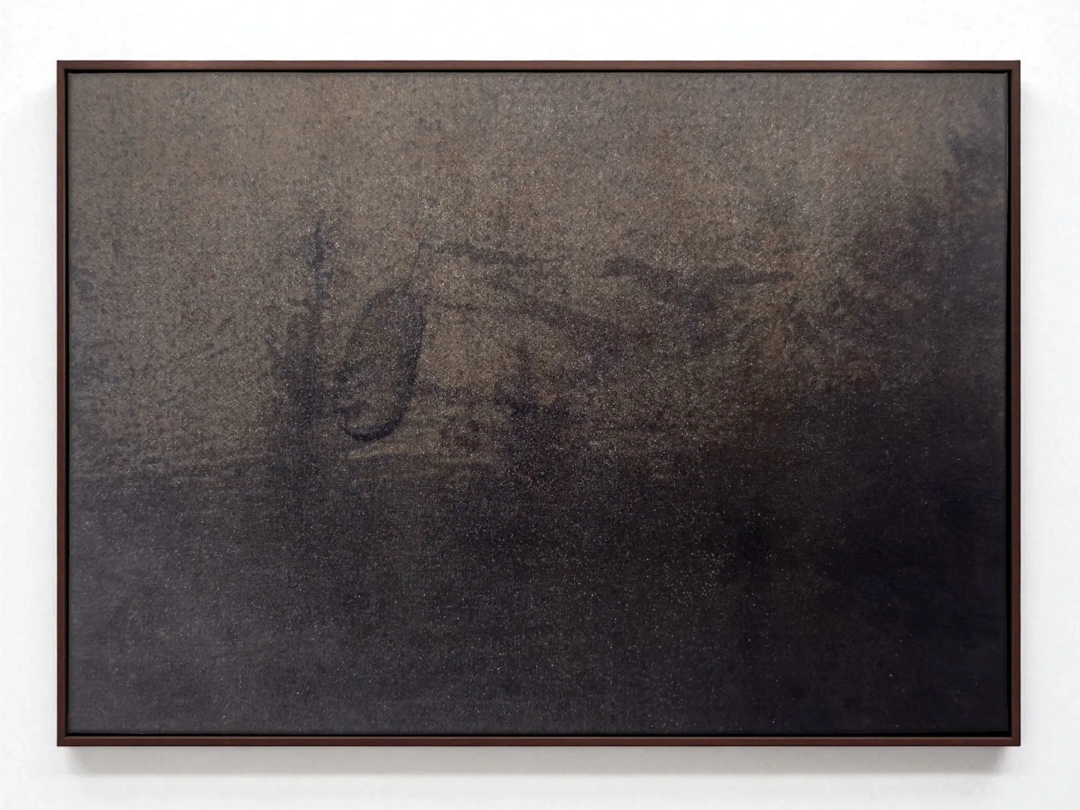 Tree Line — 2025, Pigment transfer on muslin dyed with natural pigments, 21 × 30 × 5 cm, by Taka Kono