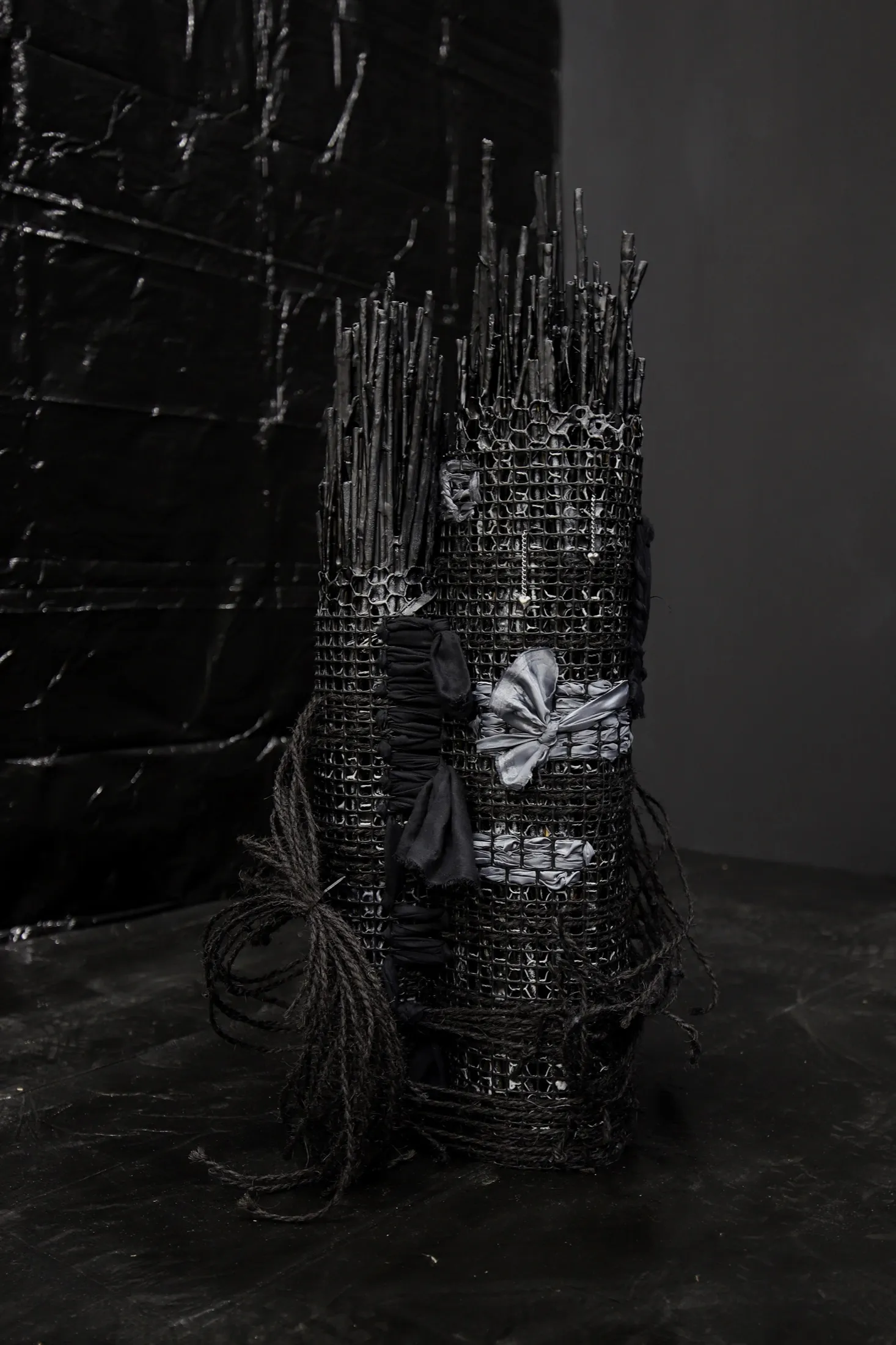 Untitled — 2023, Mixed media, 100 × 30 × 25 cm, by Taka Kono
